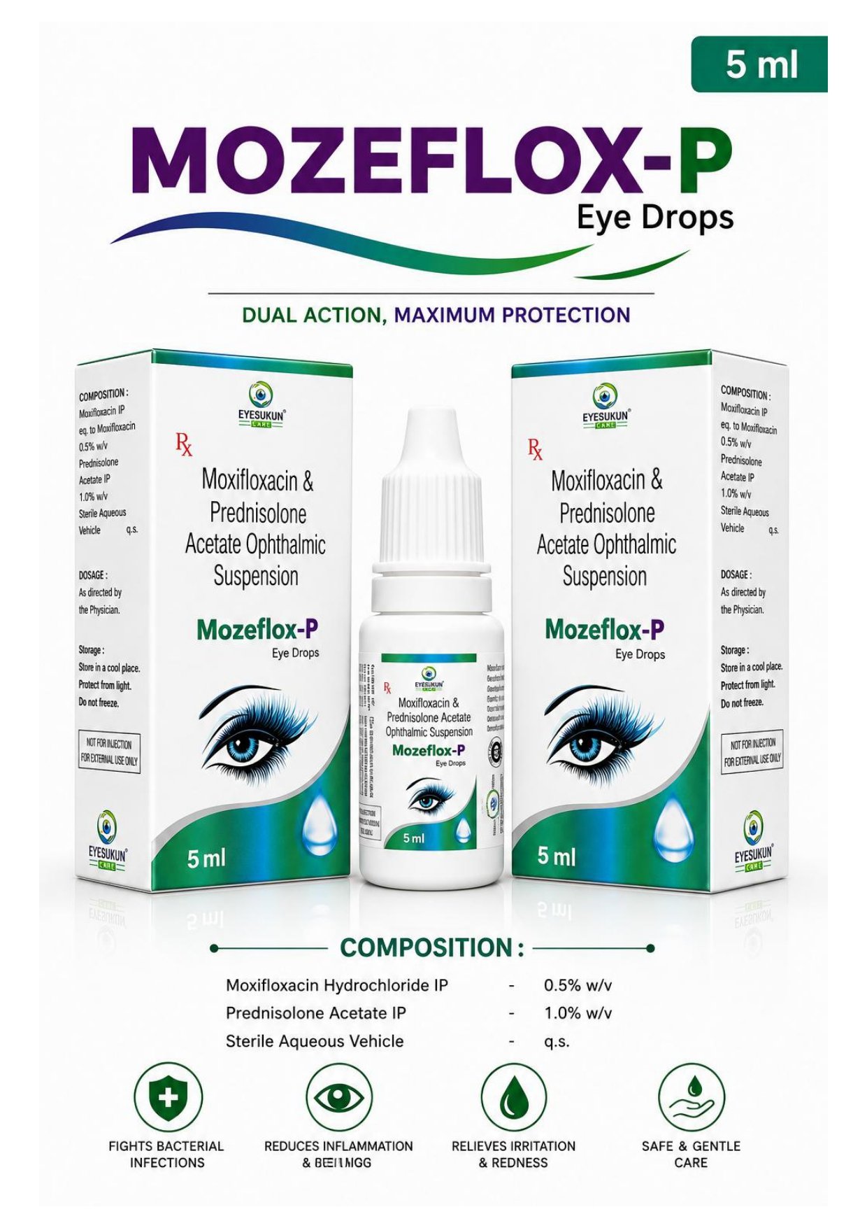 Mozeflox-P Eye Drops